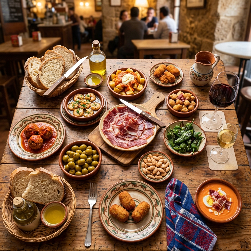 Local tapas and gastronomy